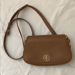 Tory Burch camel crossbody gently used